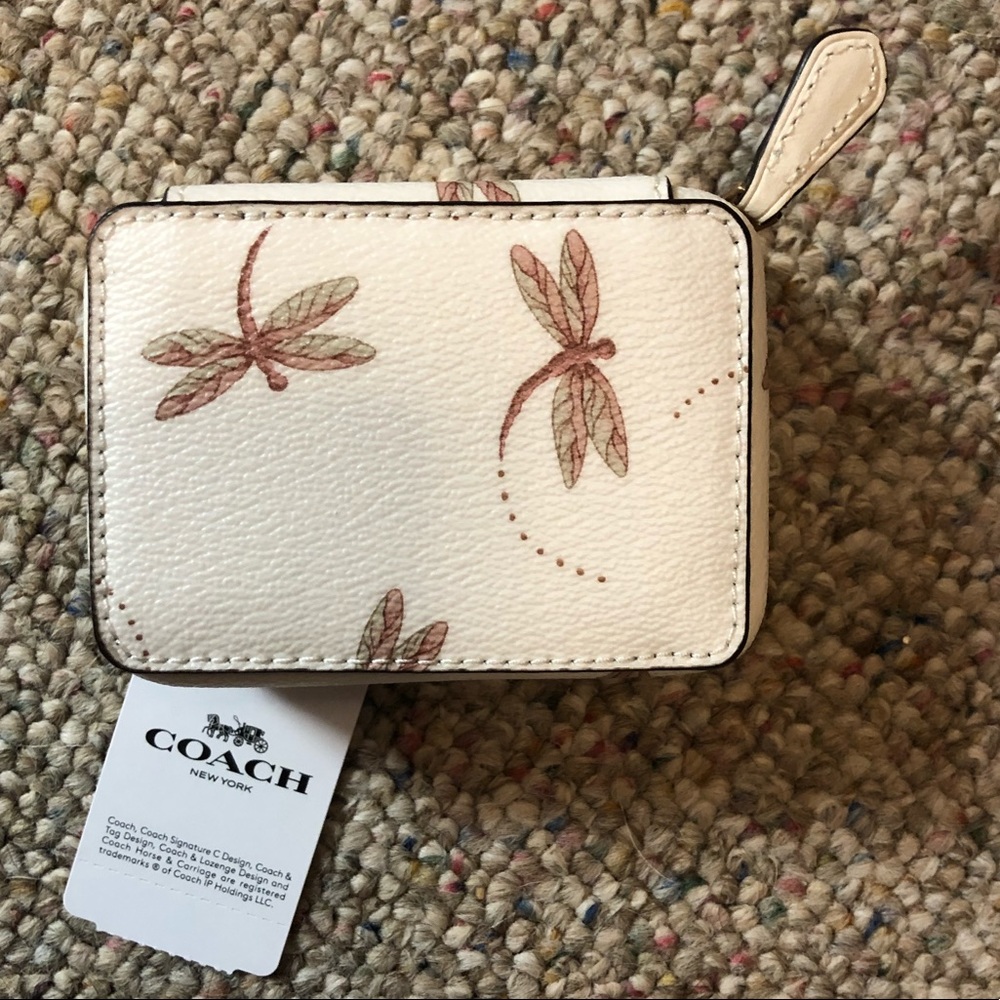 🆕 Coach Dragonfly Triple Pill Box Travel Case - Picture 5 of 8